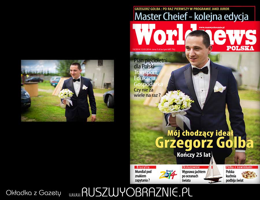 okładka z gazety prezent 